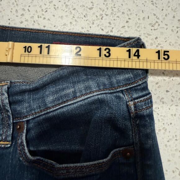 Lucky Brand Sofia Straight Jeans 6 28 Long Medium Wash Stretch Low Rise y2K - Picture 7 of 9